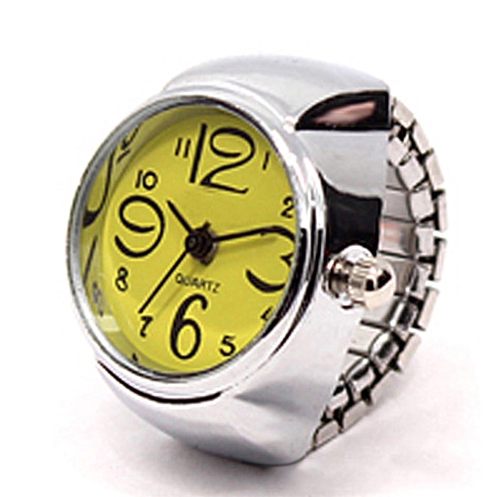 Exklusive Ringuhr in Herzform goldene Muschel mit einzigartigem Design-Appell - Bild 17 von 20