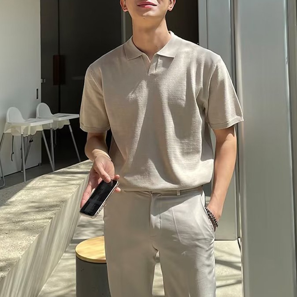 Elegante camiseta pulóver para hombre con cuello vuelto para moda diaria - Imagen 21 de 24