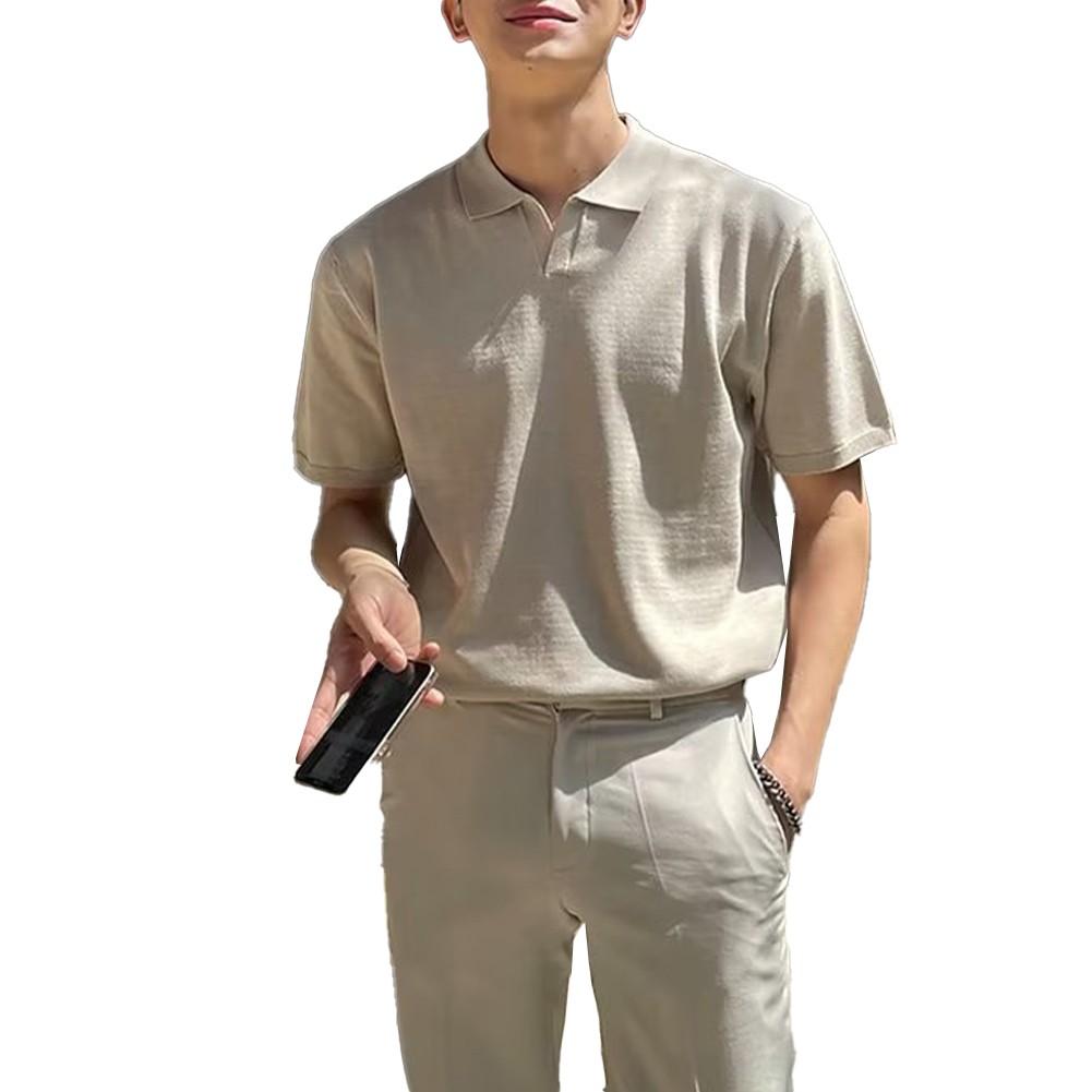 Elegante camiseta pulóver para hombre con cuello vuelto para moda diaria - Imagen 22 de 24