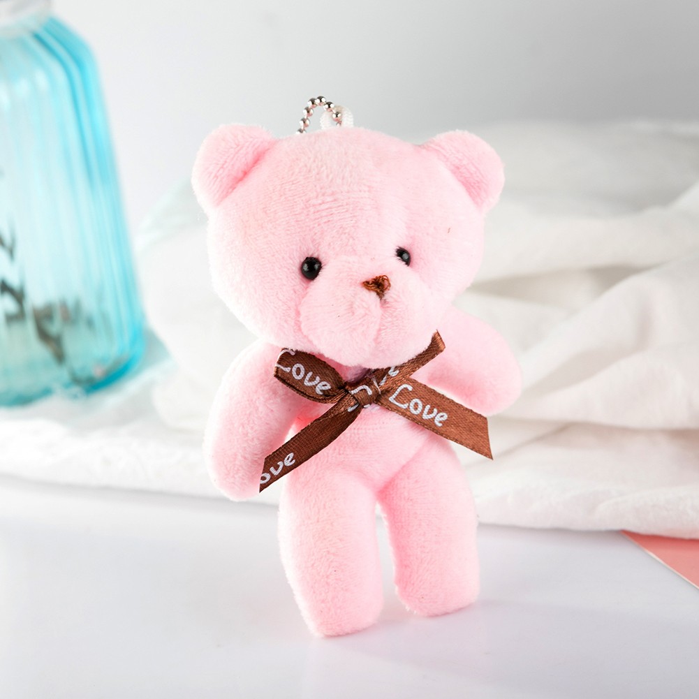 Siamese Bear Plush Toy Keychain Ideal for Daily Use and Backpack Decoration - Picture 3 of 18