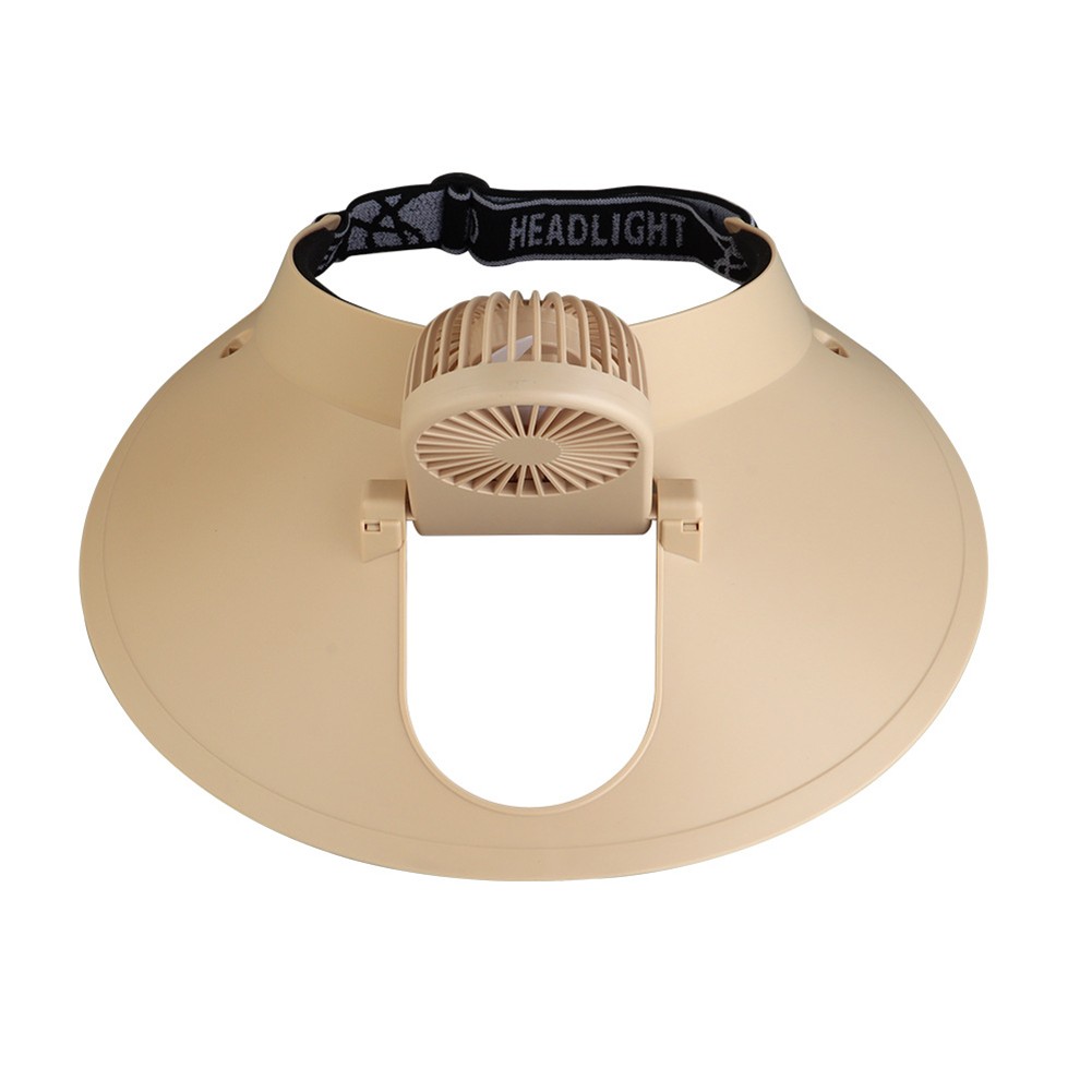 Sunshade Hat with Integrated Fan for Cooling During Outdoor Activities