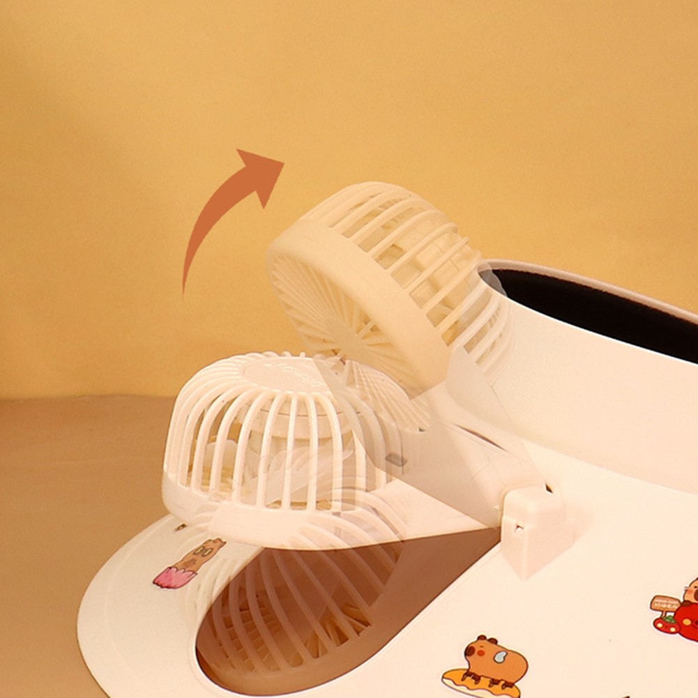 Sunshade Hat with Integrated Fan for Cooling During Outdoor Activities - Bild 8 von 15