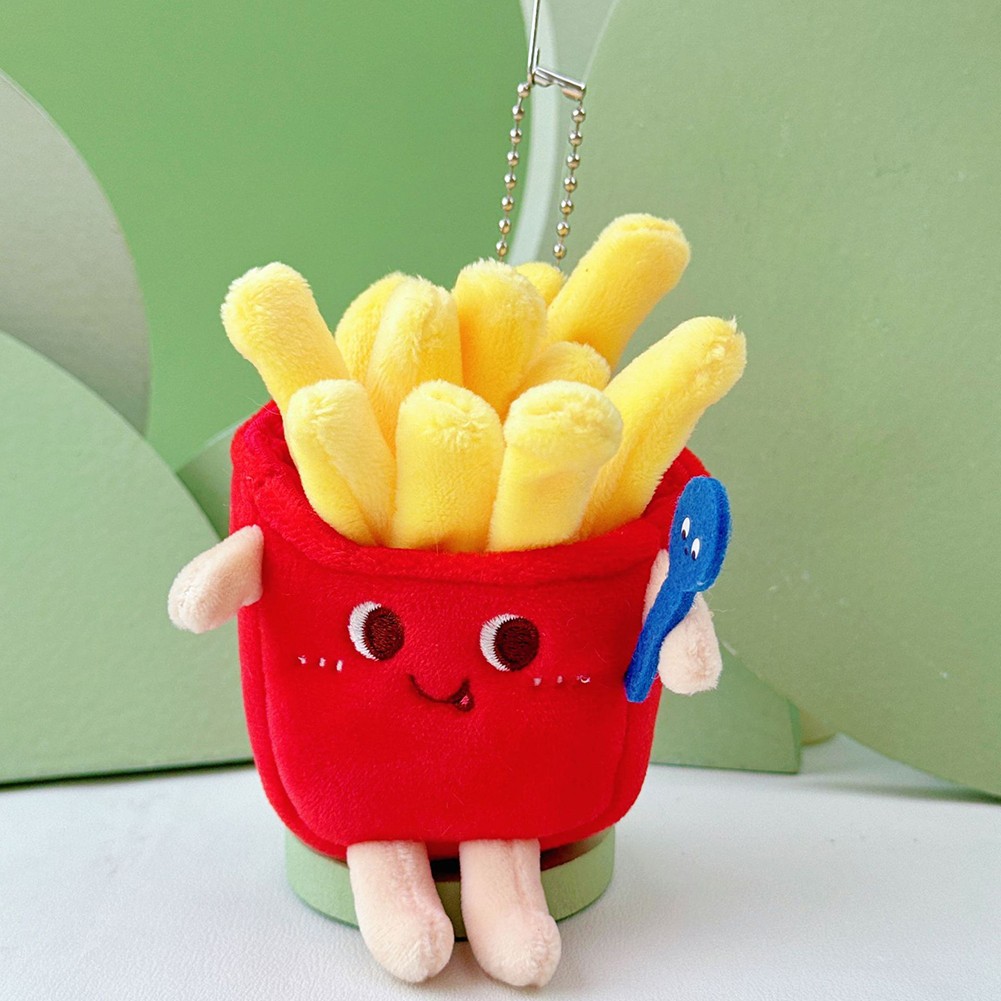 Adorable Plush Keychain with Hamburger Design Perfect for Bags and Everyday Fun - Picture 13 of 18
