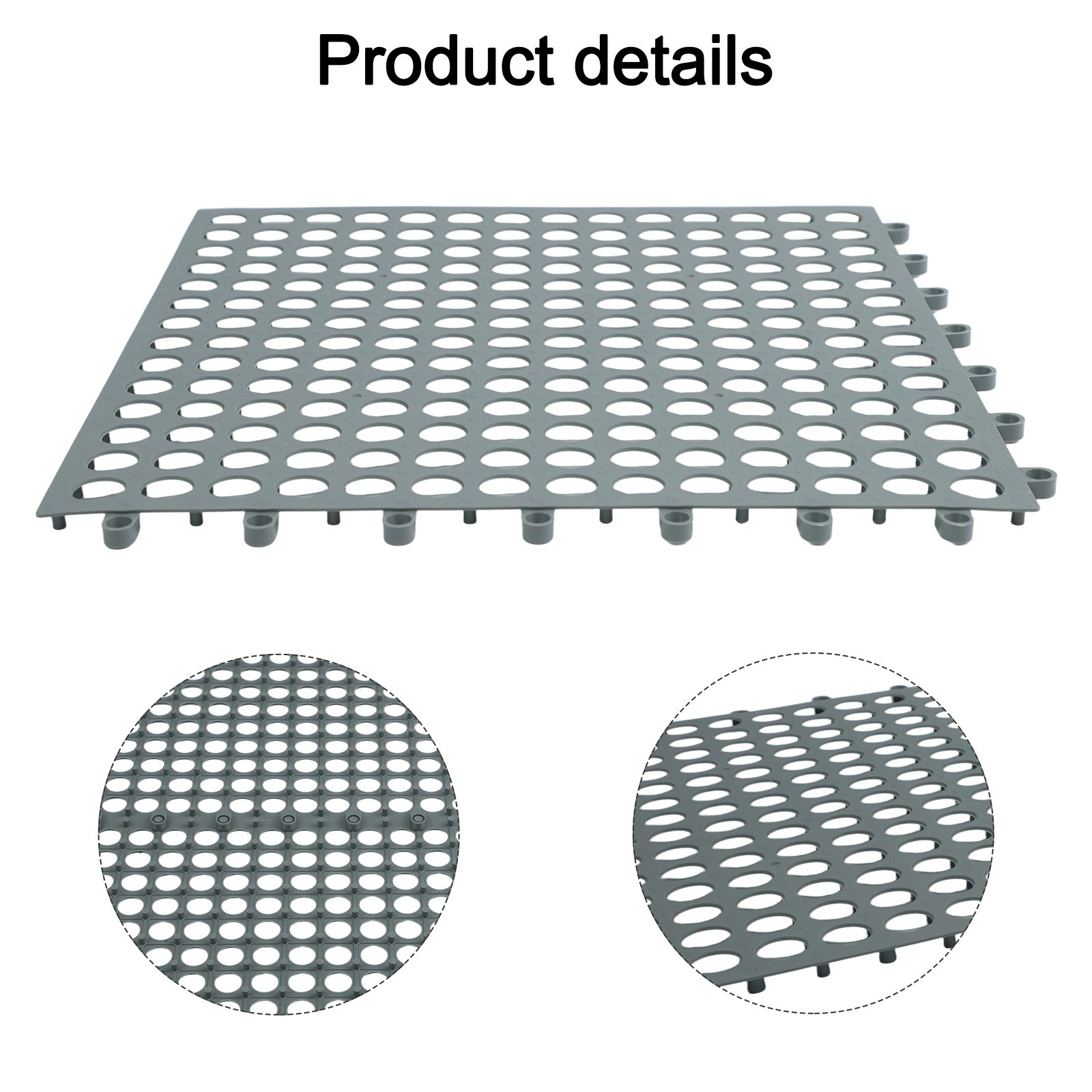 Reliable Drainage Mats 12 Pack Nonslip Interlocking for Indoor and Outdoor Use - Picture 26 of 40