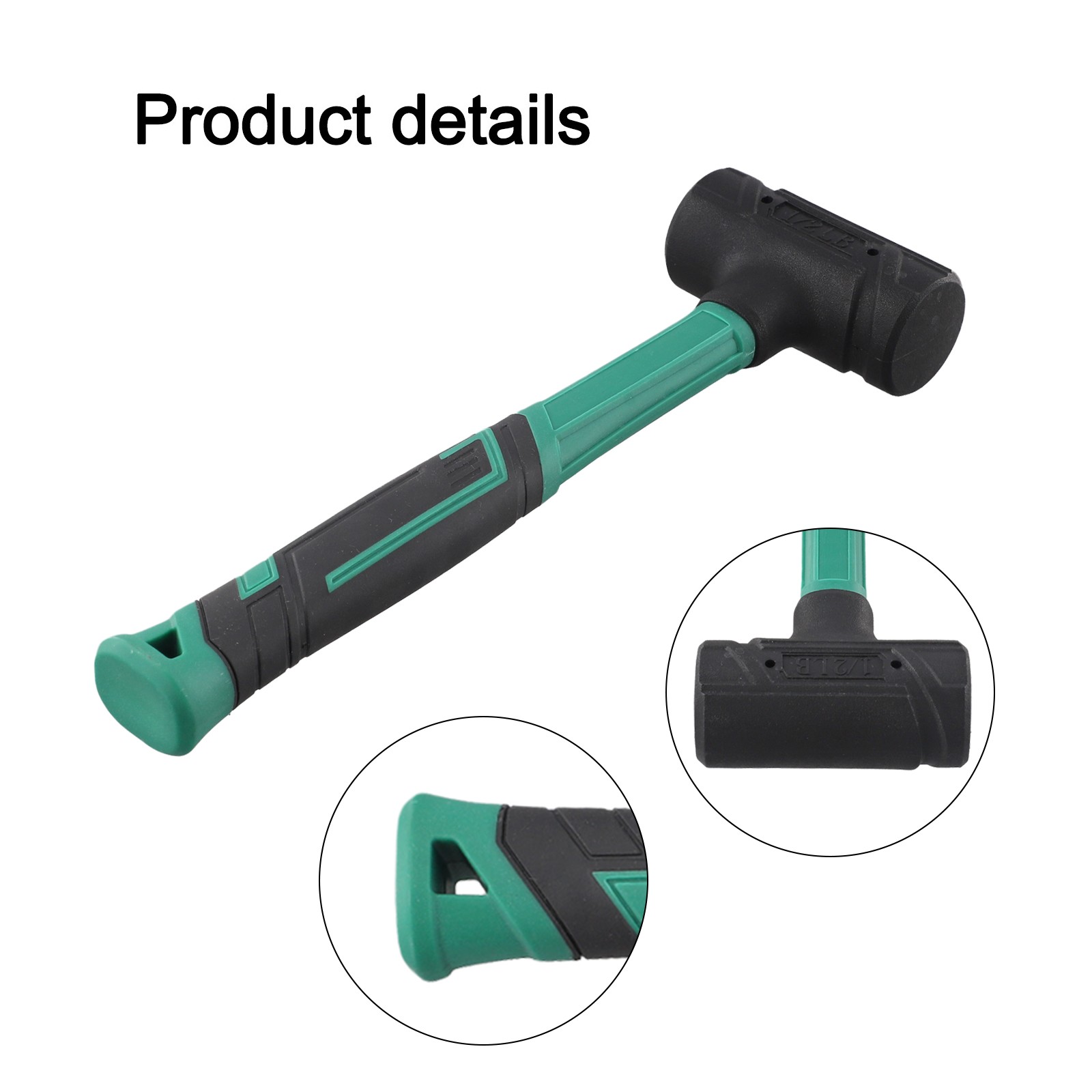 Nonelastic Rubber Hammer for Floor for tile Installation and Home Decoration - Produktbild 9
