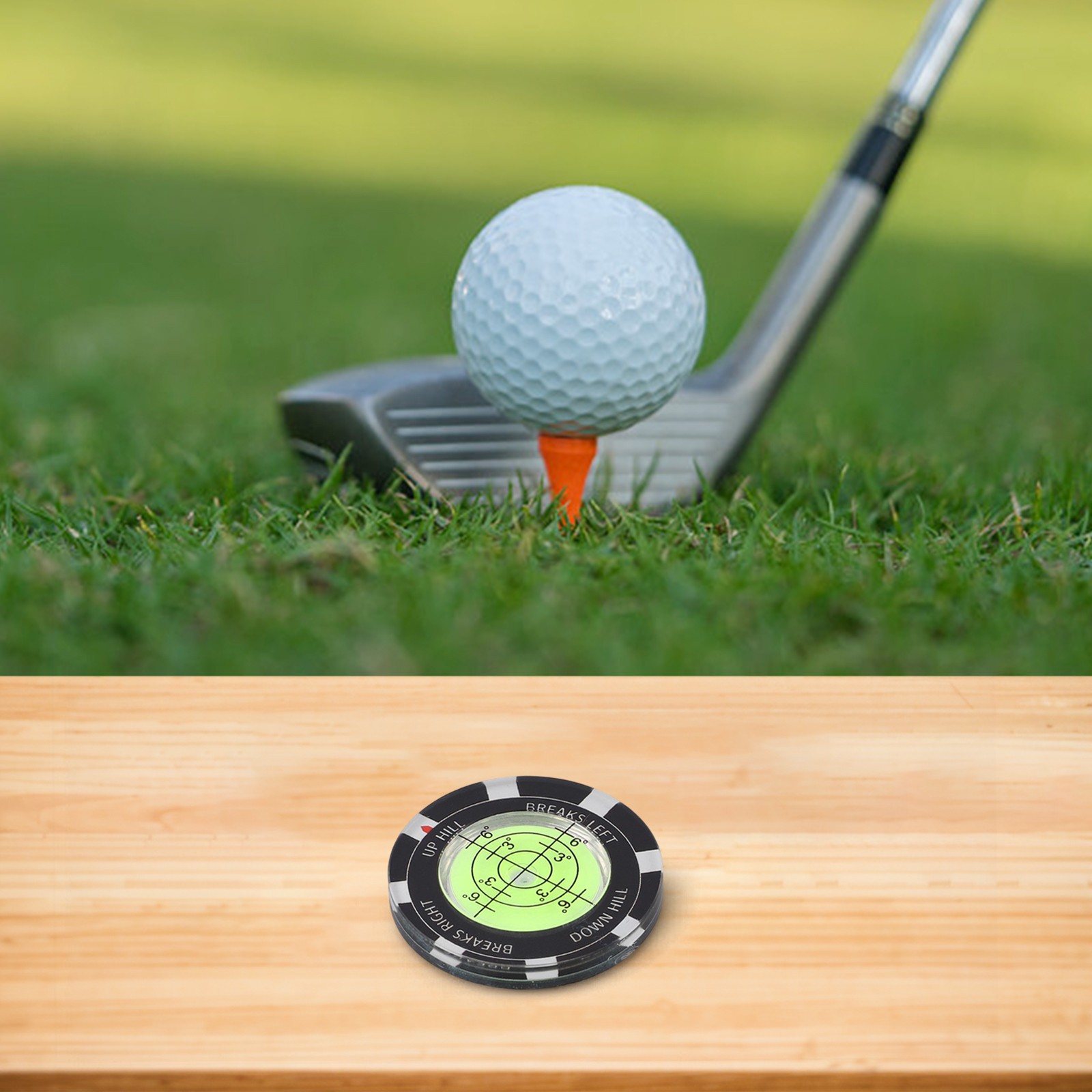 Lector verde para golf con nivel de burbuja para mejorar la precisión del golf - Imagen 14 de 52