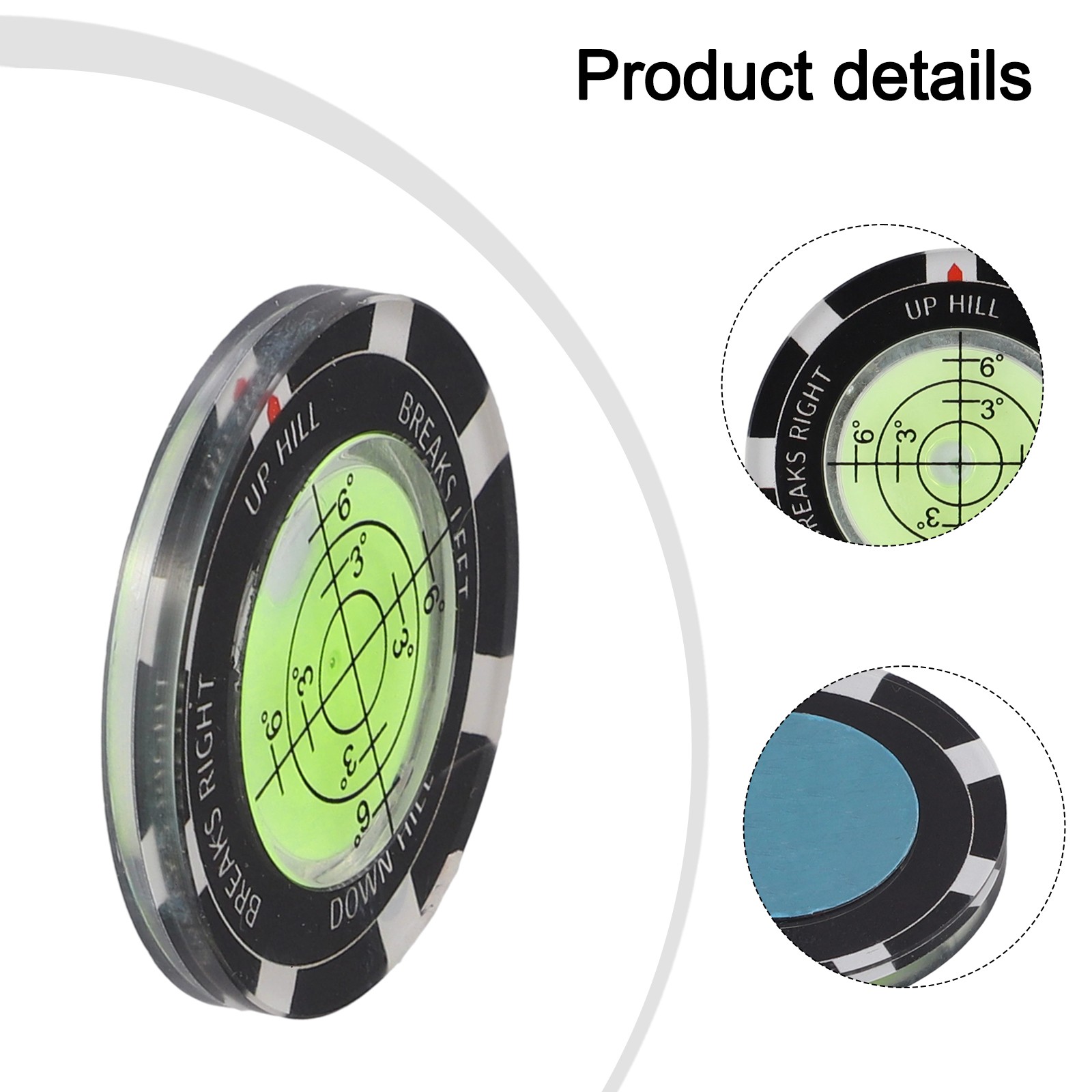 Per Attrezzatura Golf Aggiornamento Mini Level Ball Marker per Migliorare la Tua Strategia di Gioco - Foto 28 di 64