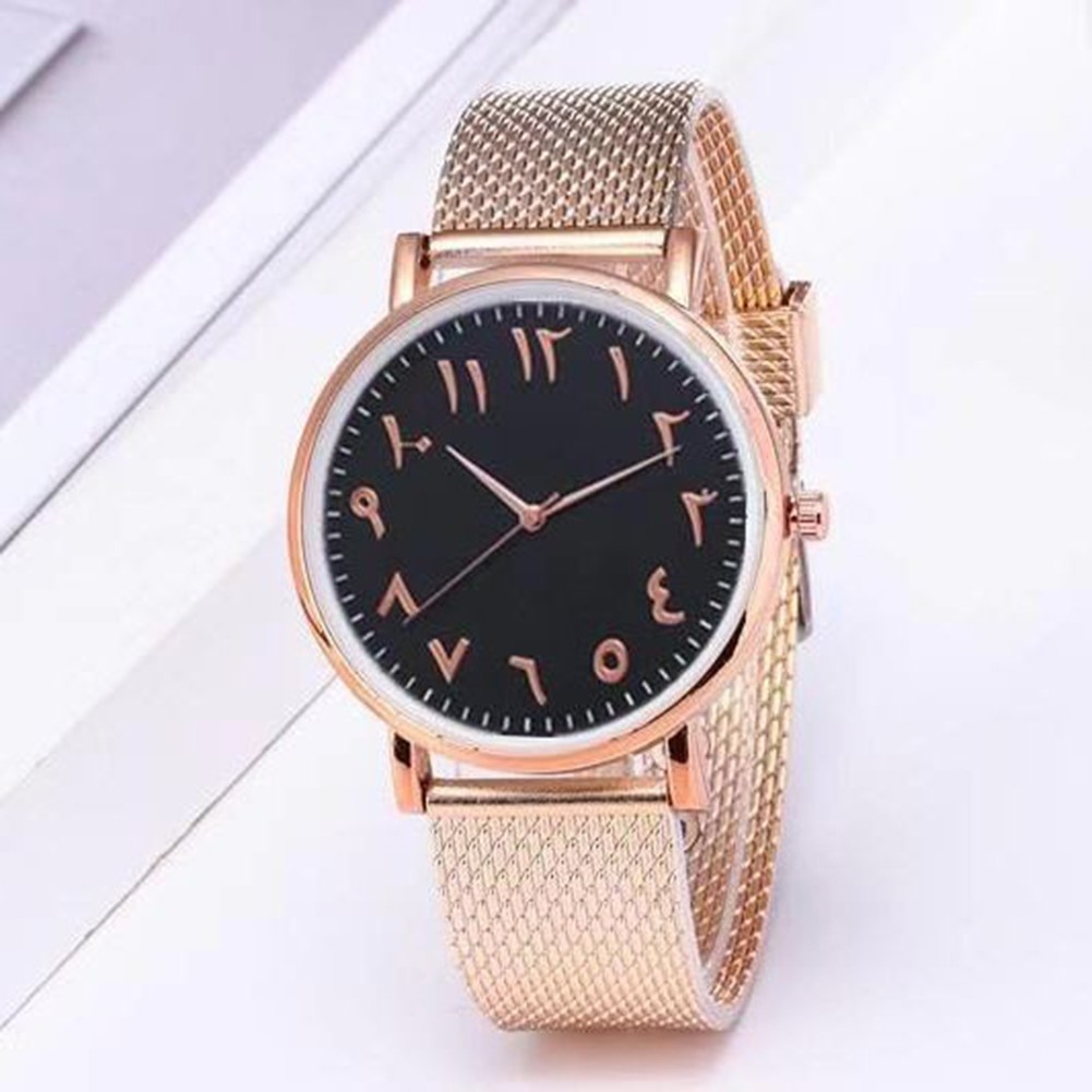 Legierungsmaterial Kaulquappenmuster Uhr mit bequemem Armband Stil Armband - Picture 15 of 15