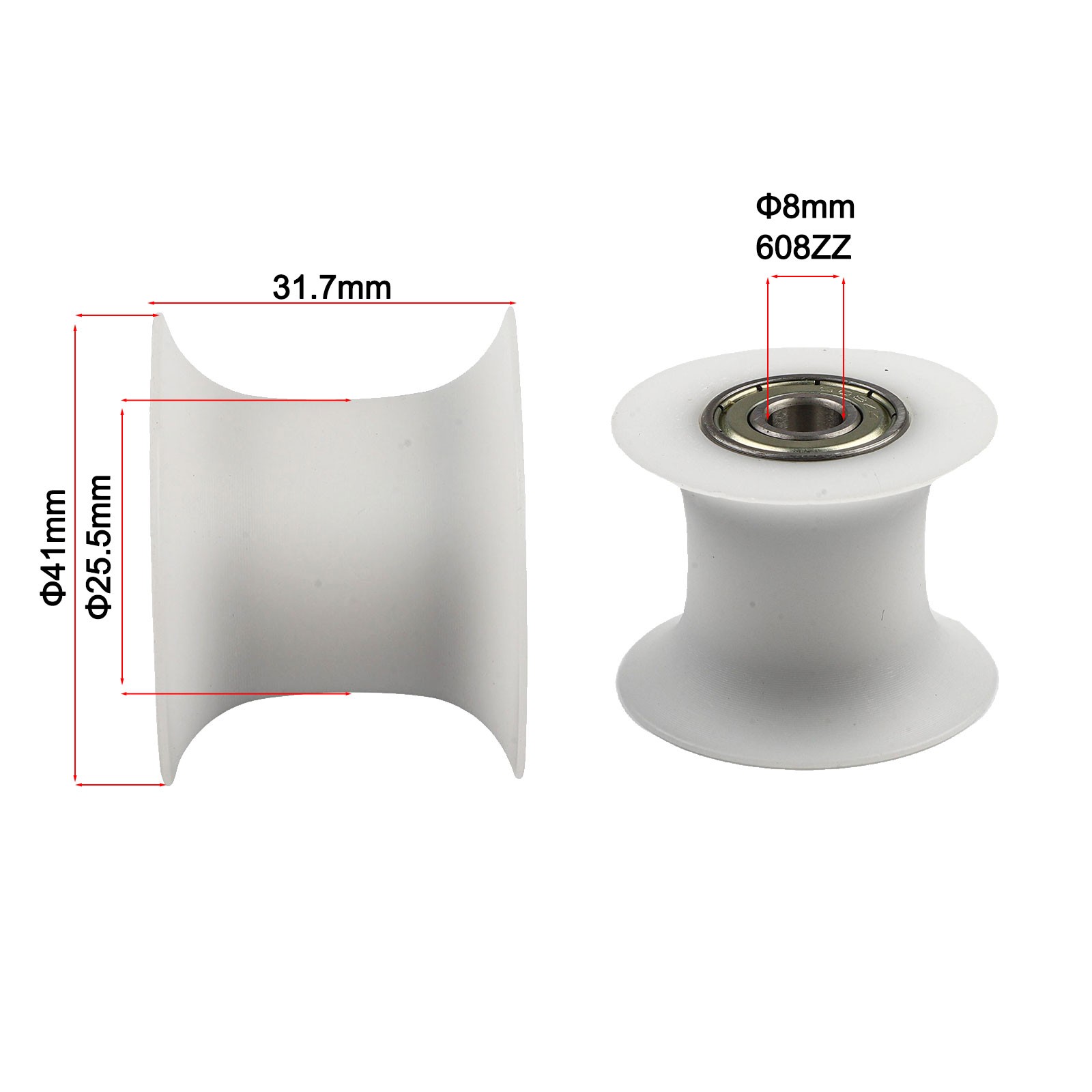 Rowing Device Pulley Set of 4 for Rowing Machine and Abdominal Workouts