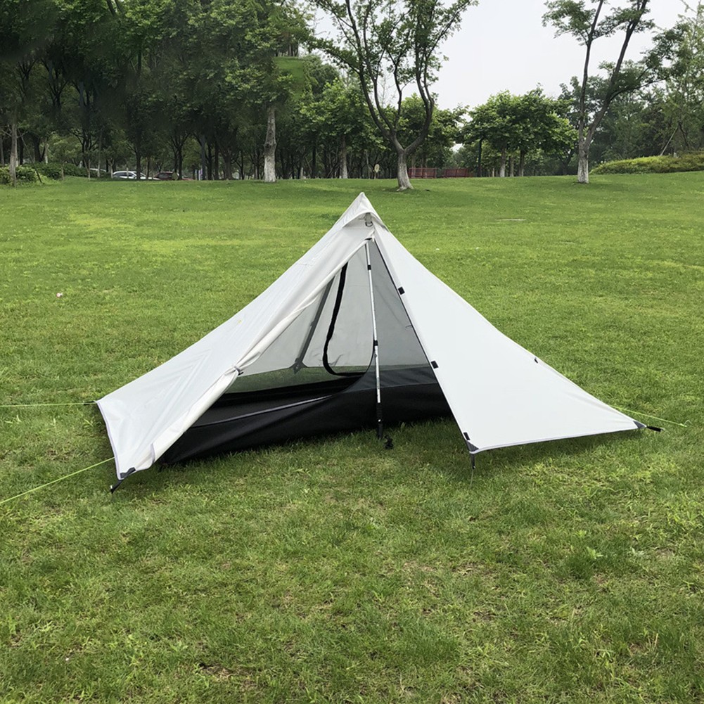 Portable Ultralight Camping Tent with Waterproof Floor for Backpacking - Bild 10 von 16