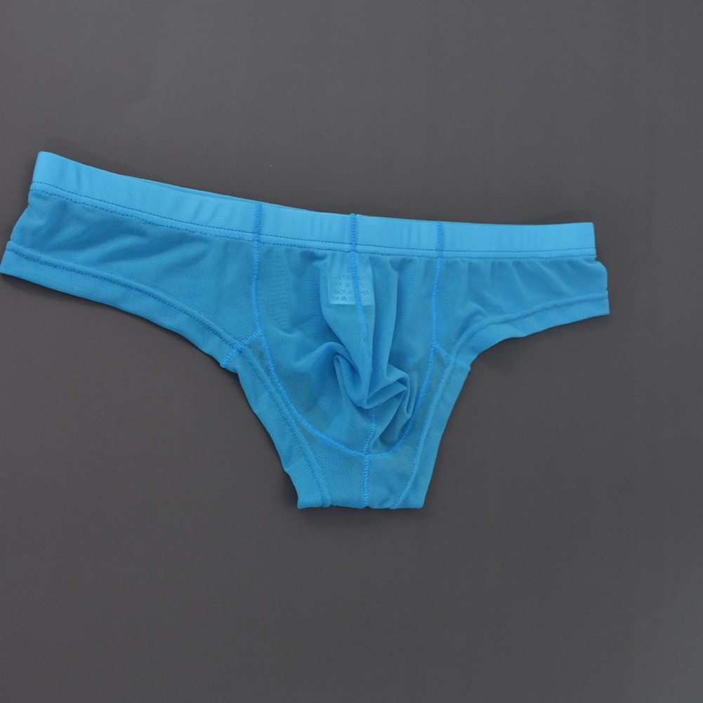 Slip homme taille basse transparent maille sous vente vêtement pour un confort respir