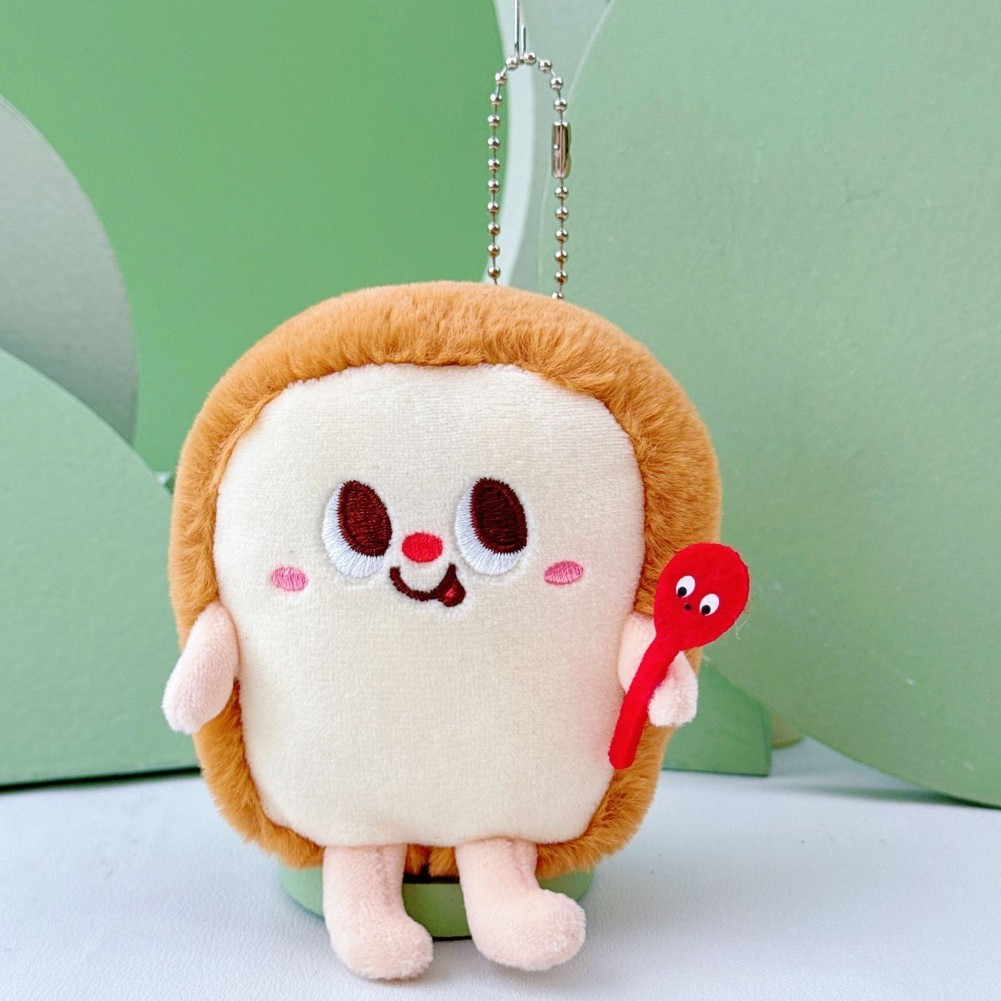 Adorable Plush Keychain with Hamburger Design Perfect for Bags and Everyday Fun - Picture 16 of 18