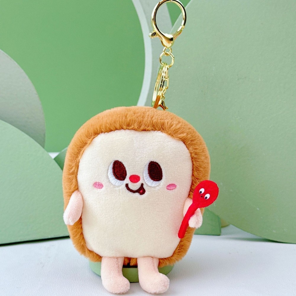Adorable Plush Keychain with Hamburger Design Perfect for Bags and Everyday Fun - Picture 18 of 18