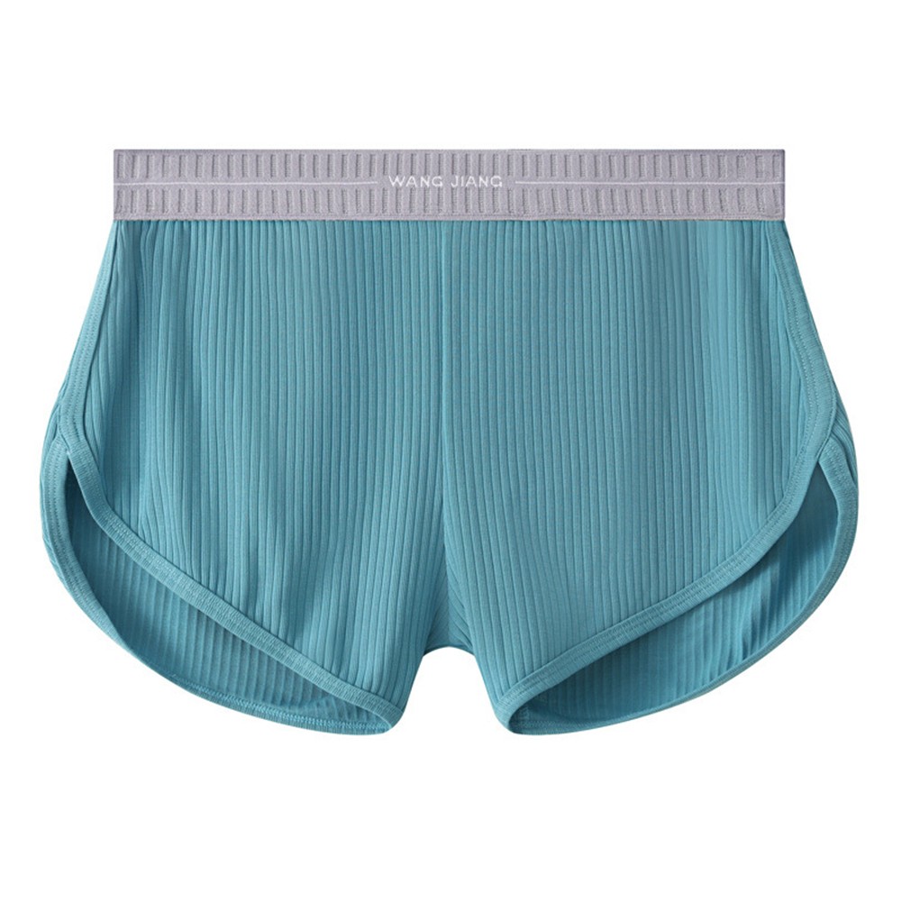 Comfortable Gym Underwear for Men with Detachable Pouch Cotton Boxer Shorts