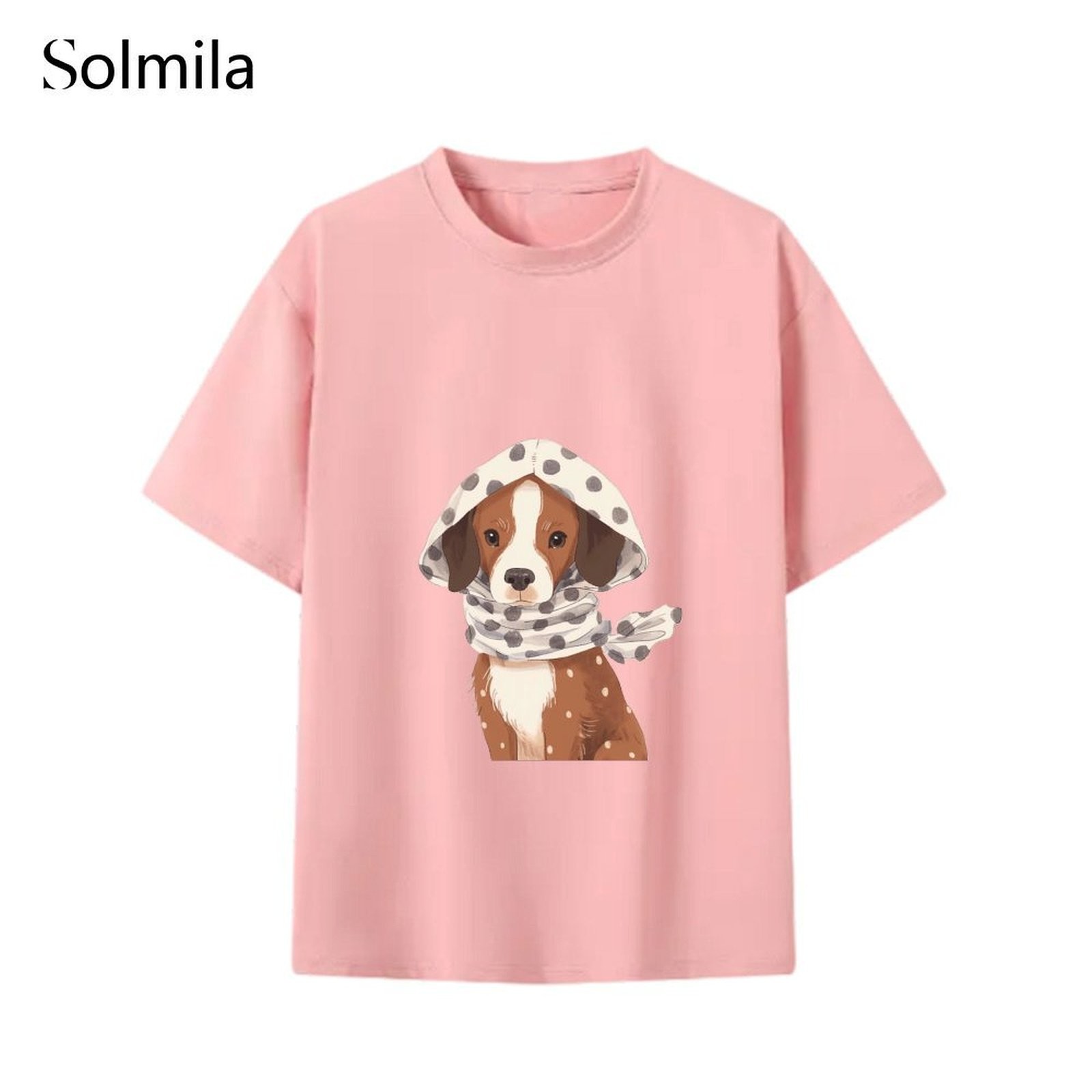 Dog Graphic Print Shirt Casual Daily Style Round Neck Style Short Sleeve Design - Picture 13 of 16