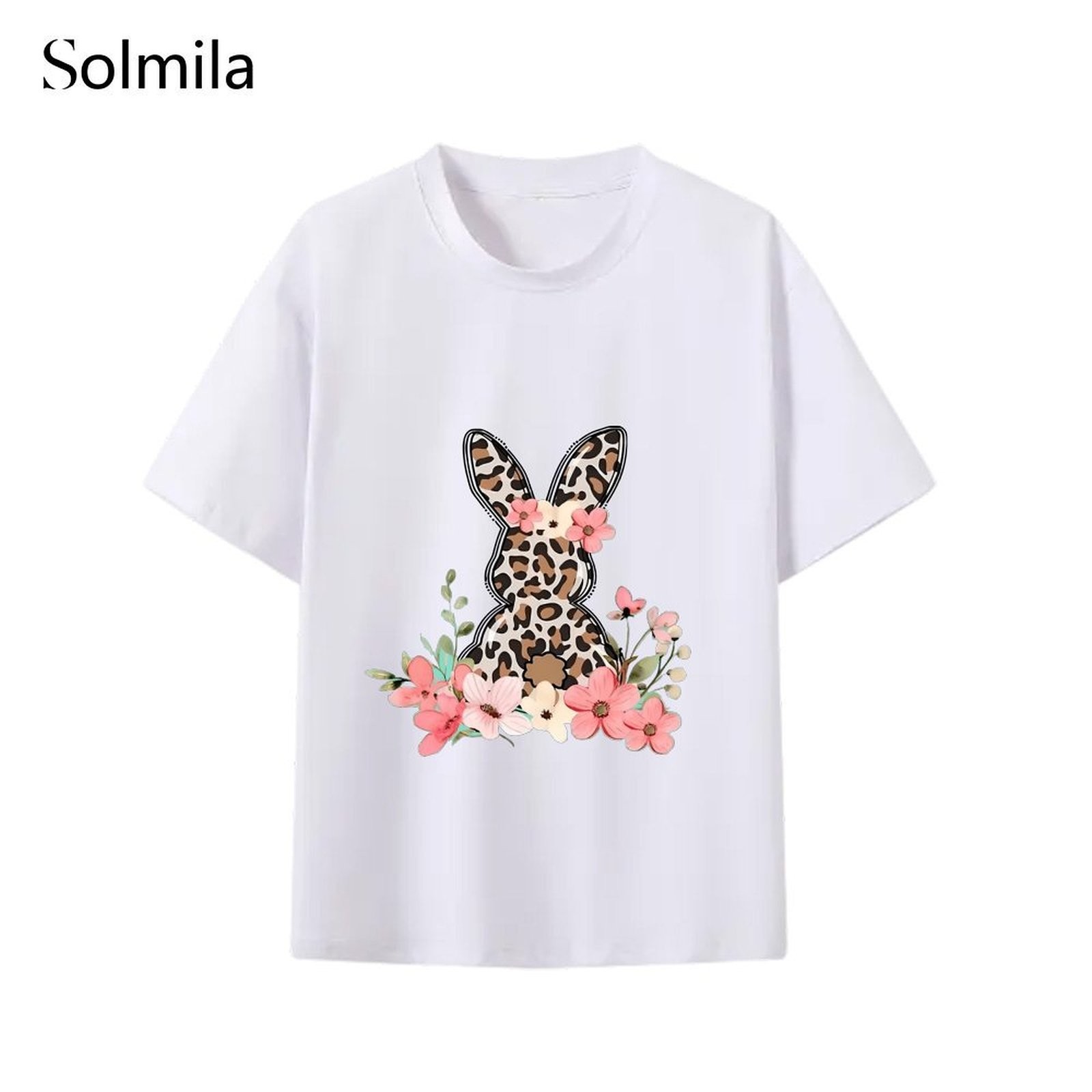 Oversize Rabbit Pattern Spring Summer Autumn Wear Multiple Color Options - Picture 13 of 16
