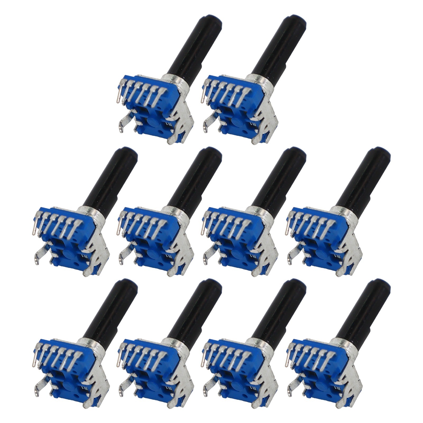 10 Pezzi RK12 B10K B20K B50K B100K Potenziometri 6 Pin per Facile Integrazione - Foto 35 di 35