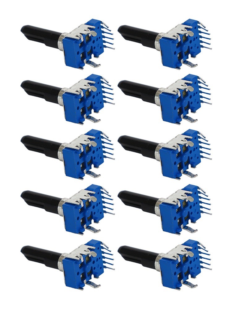 10 Pezzi RK12 B10K B20K B50K B100K Potenziometri 6 Pin per Facile Integrazione - Foto 24 di 35