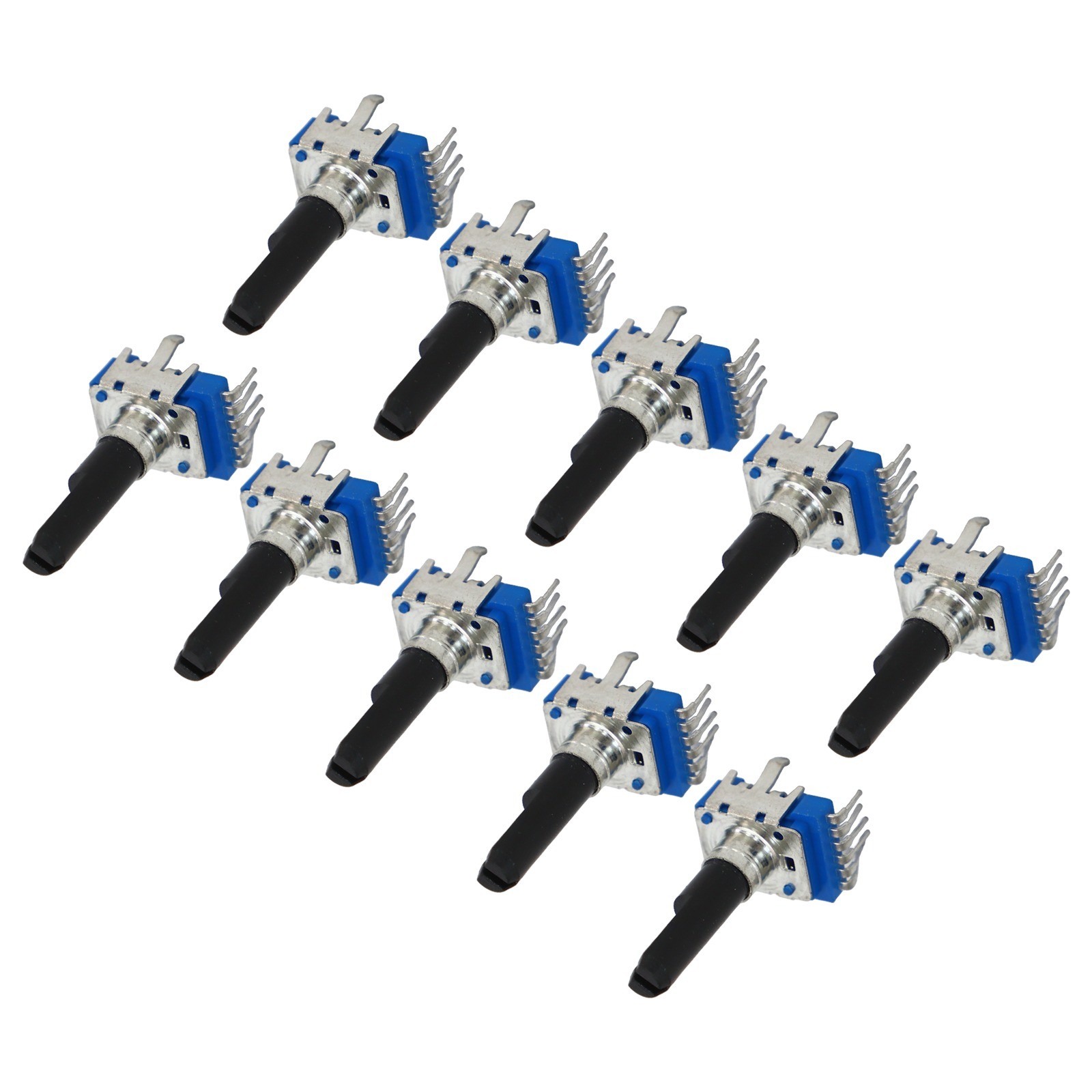 10 Pezzi RK12 B10K B20K B50K B100K Potenziometri 6 Pin per Facile Integrazione - Foto 34 di 35