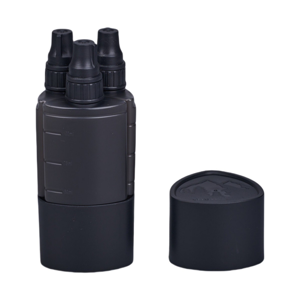 Set of 3 Squeeze Sauce Bottles 100ML with Measurement Markings for Cooking