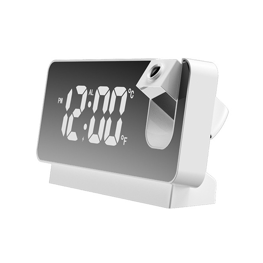 Mirror Display Projection Clock with Multi Alarm and Power Saving Modes