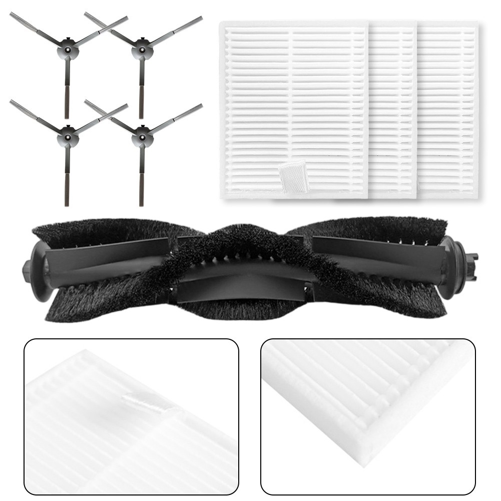 For ILIFE V20 For Lydsto R1D Edge Side Brush and Filter Set Replacement - Picture 9 of 15
