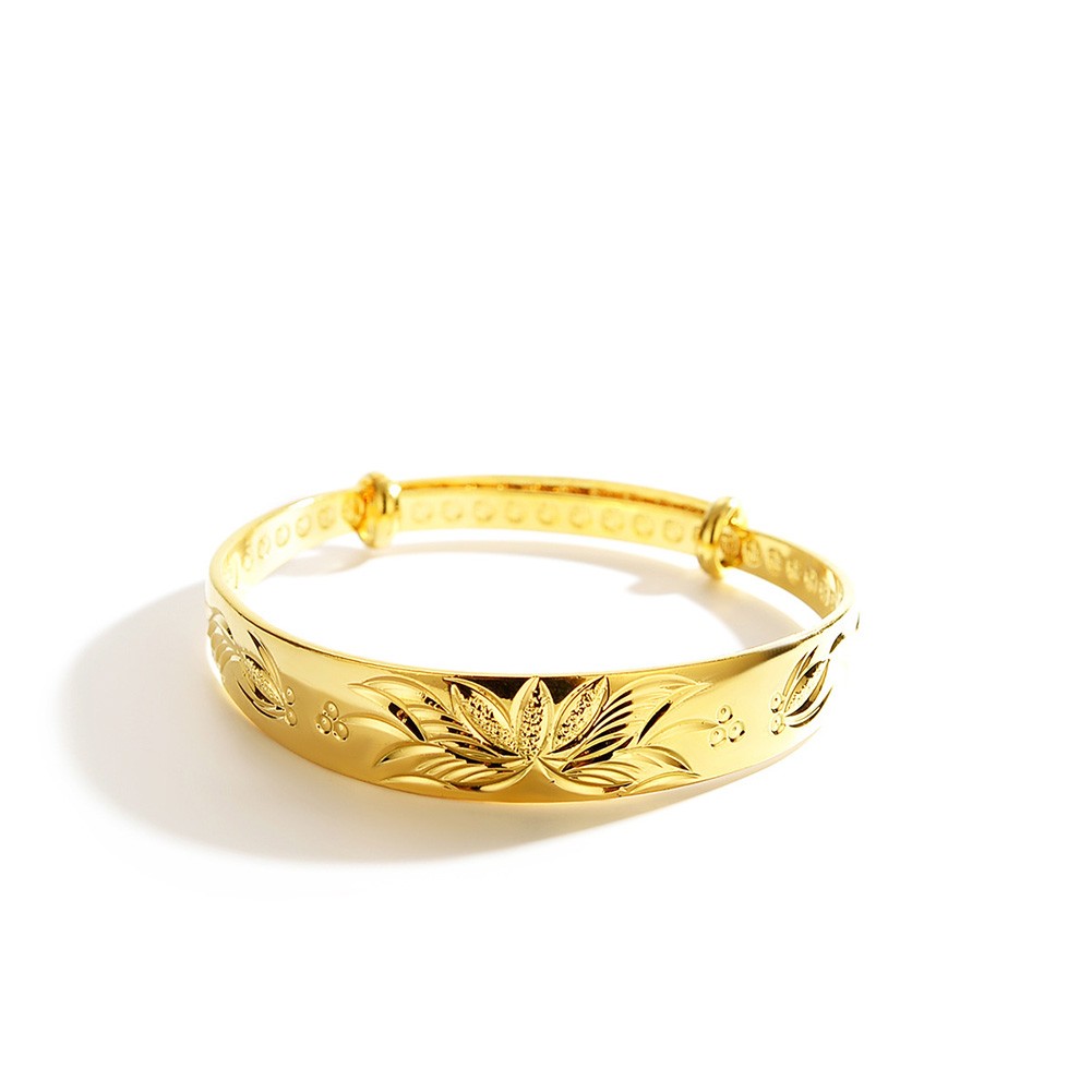 Trendy Sand Gold Bracelet Featuring Zinc Alloy Material and Unique