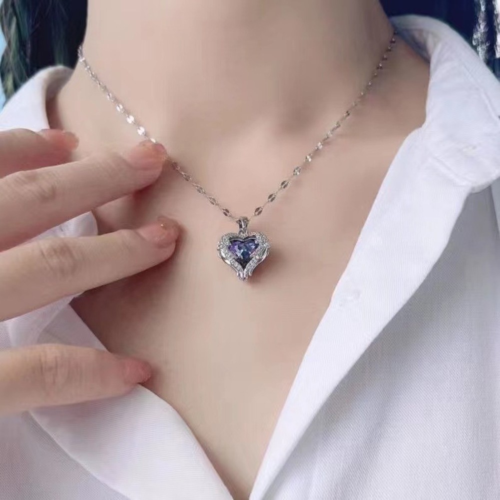Attention Grabbing Tassel Necklace with For Crystal Heart for Unique Style - Picture 16 of 16