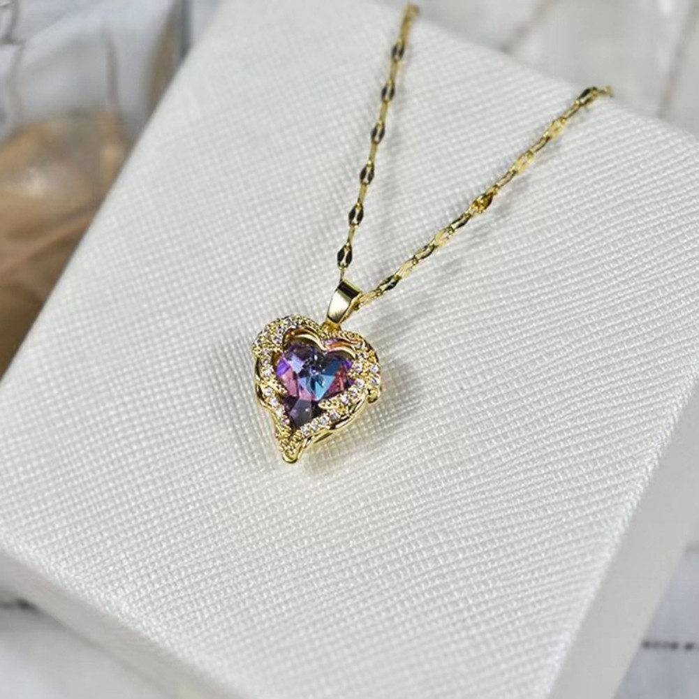 Attention Grabbing Tassel Necklace with For Crystal Heart for Unique Style - Picture 13 of 16