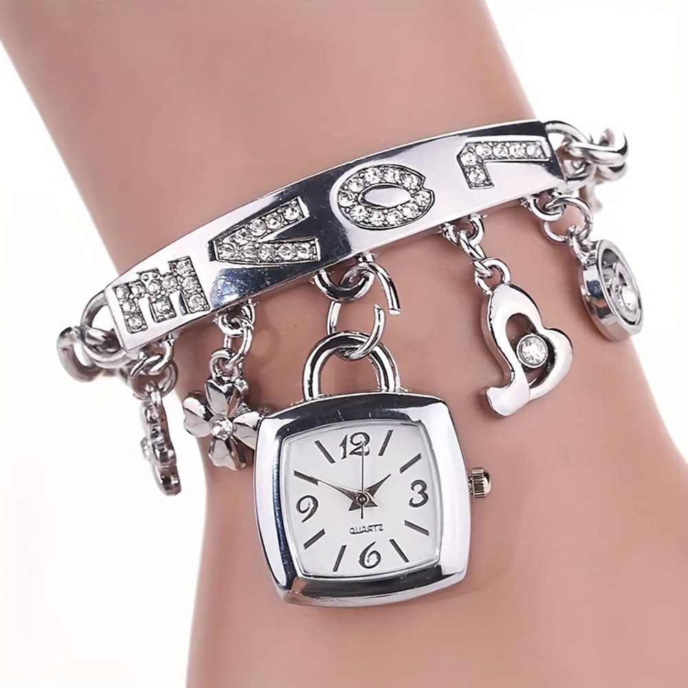 Legierungsuhr für Damen mit mehrfarbigem und bequemem Armbandstil - Picture 14 of 14