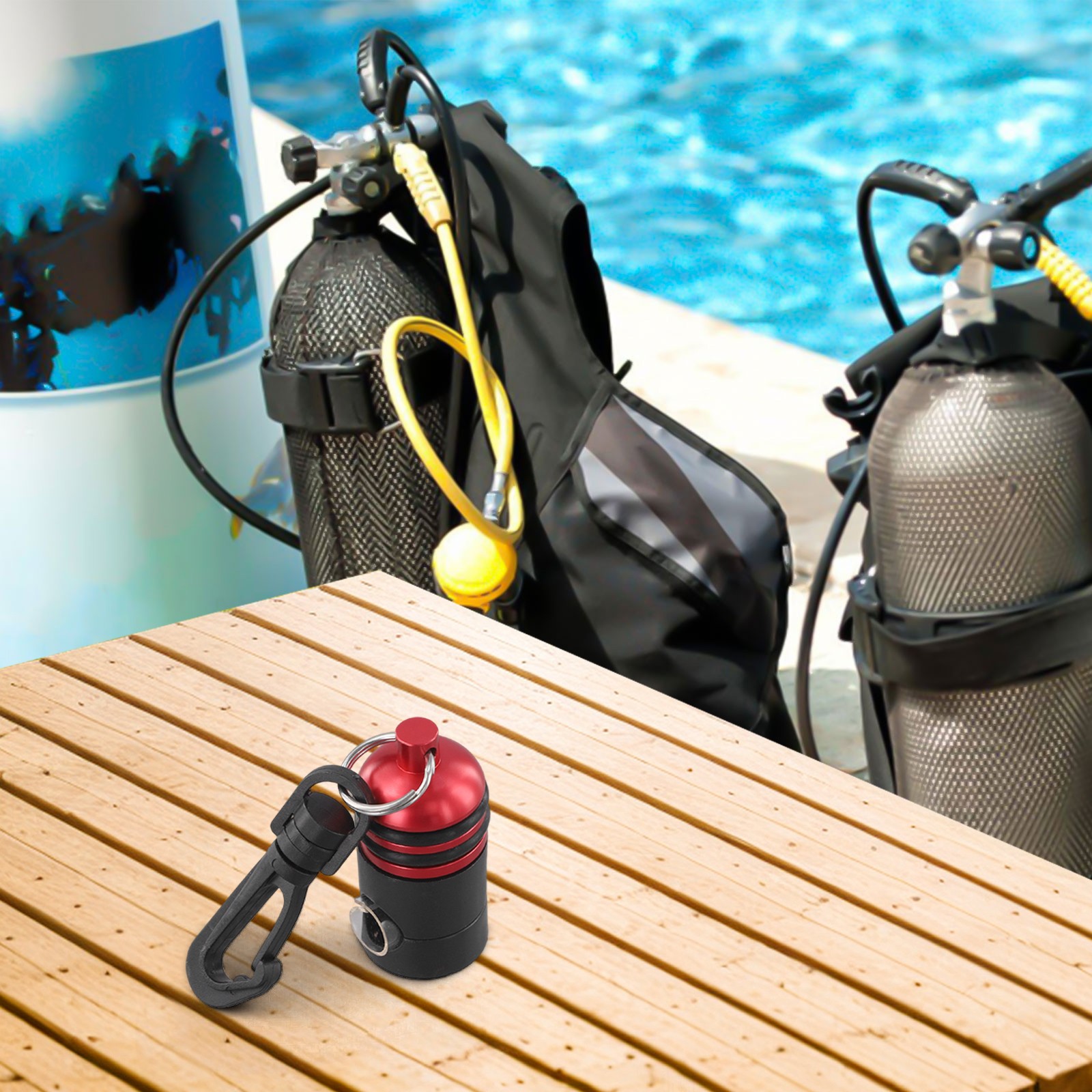 Scuba Regulator Hose Holder Magnetic Adjustable Octopus Holder For Diving New