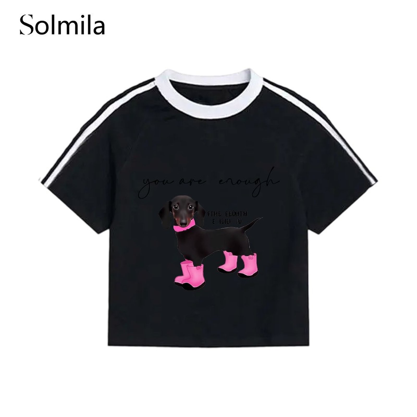 Casual Women's Top Korean Style T Shirt Daily Fashion Stylish Sleeve Style - Picture 8 of 11