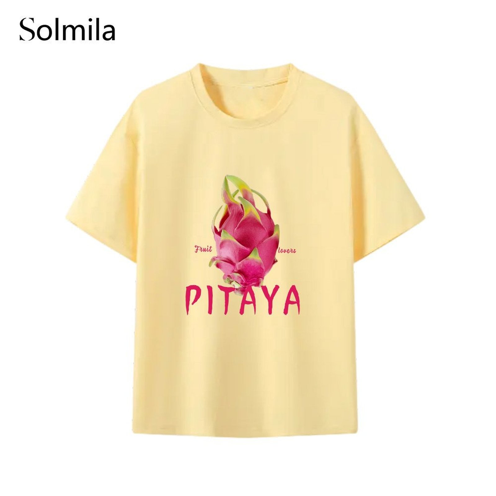 Spring Fashion Korean Casual Shirt Fruity Print Shirt Comfortable Fabric - Picture 13 of 16