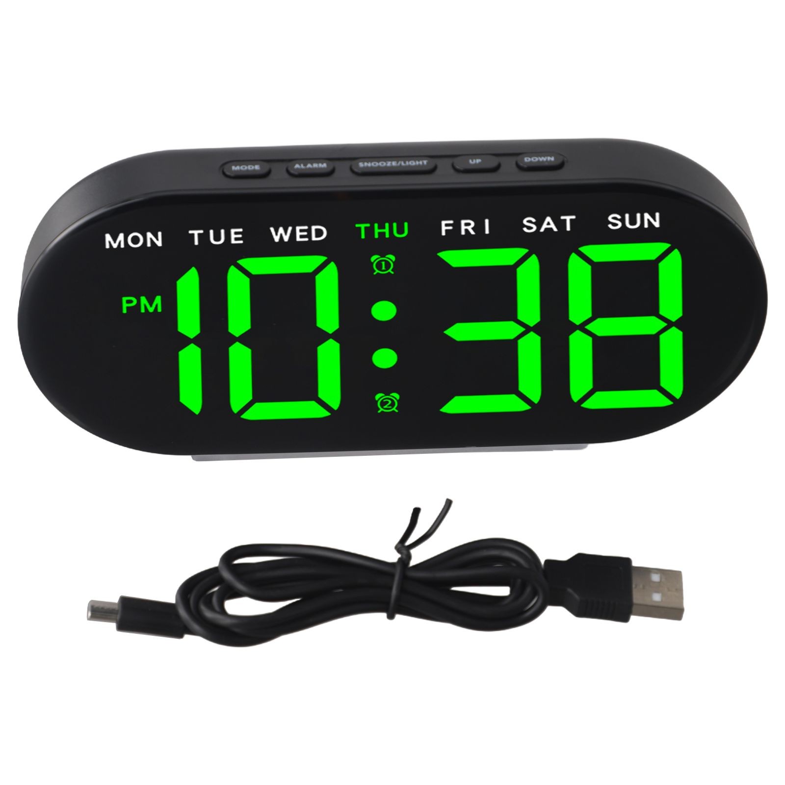 Multifunctional Digital Clock with LED Display and Alarm Functionality