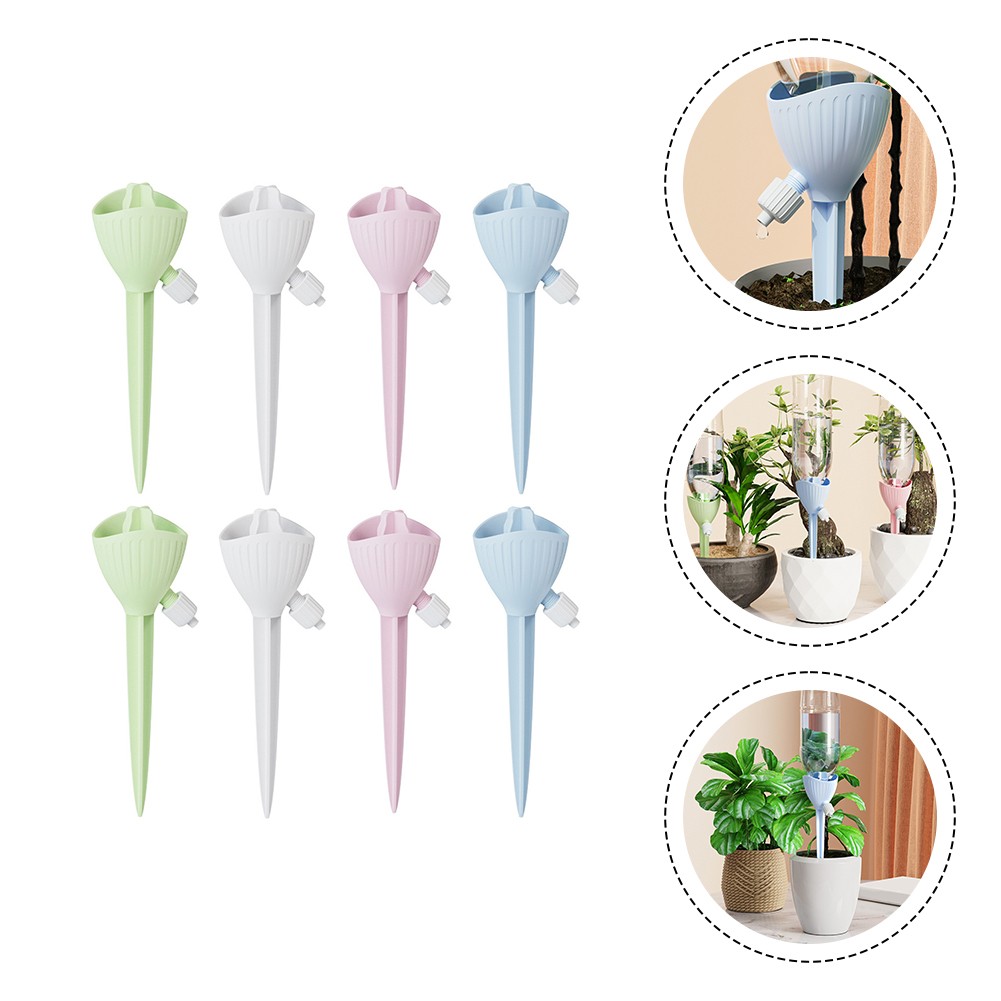 8Pcs Automatic Watering System with Adjustable Flow Control for Plant Longevity - Picture 8 of 24