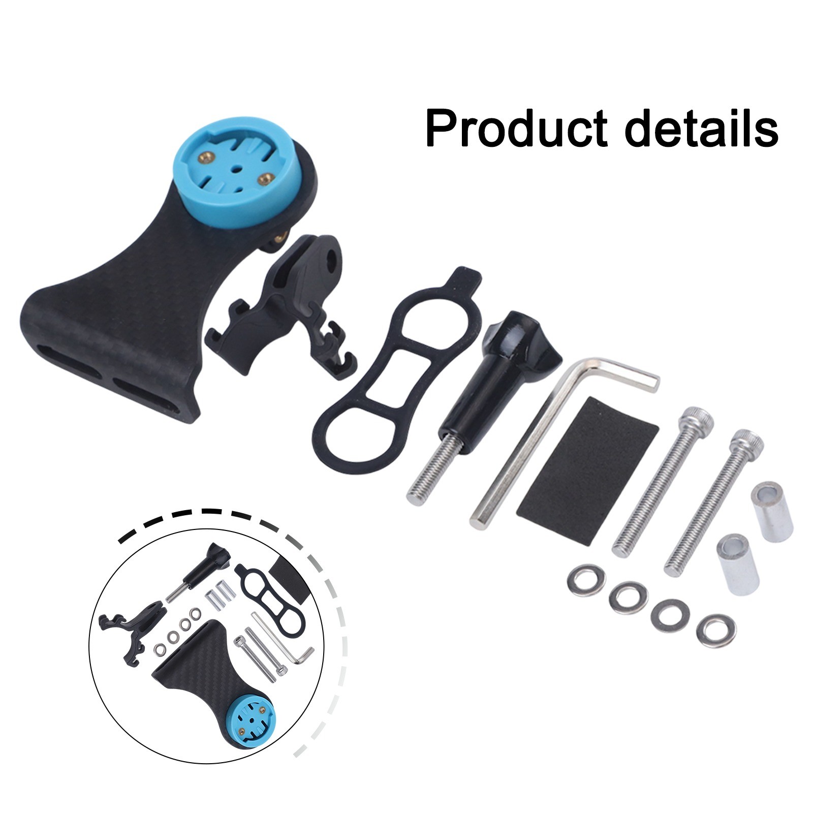 Soporte para Gopro/Forgarmin Alta Resistencia Ligero Cronómetro Soporte Nuevo - Imagen 37 de 58