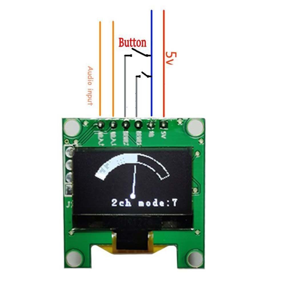 Spectrum Display Analyzer with Screen for Enhanced Audio Level Monitoring - Photo 23/26
