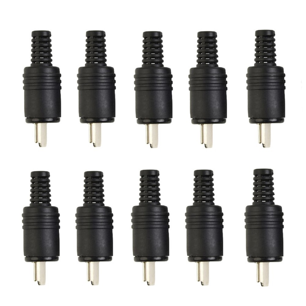 10PCS 2 Broches Noir DIN Haut-Parleur Connecteur Bornes pour Audio Power Signal - Imagen 13 de 25