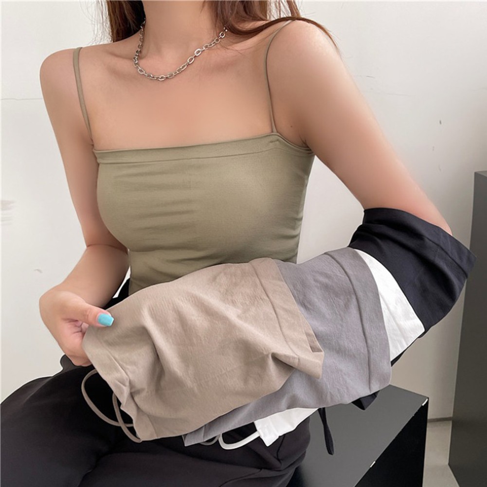 Solid Color Ladies Vest Top for Summer Holidays and Leisure Activities - Picture 38 of 50