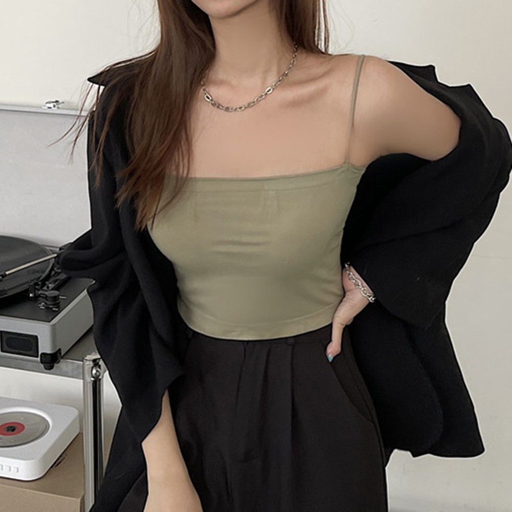 Solid Color Ladies Vest Top for Summer Holidays and Leisure Activities - Picture 35 of 50
