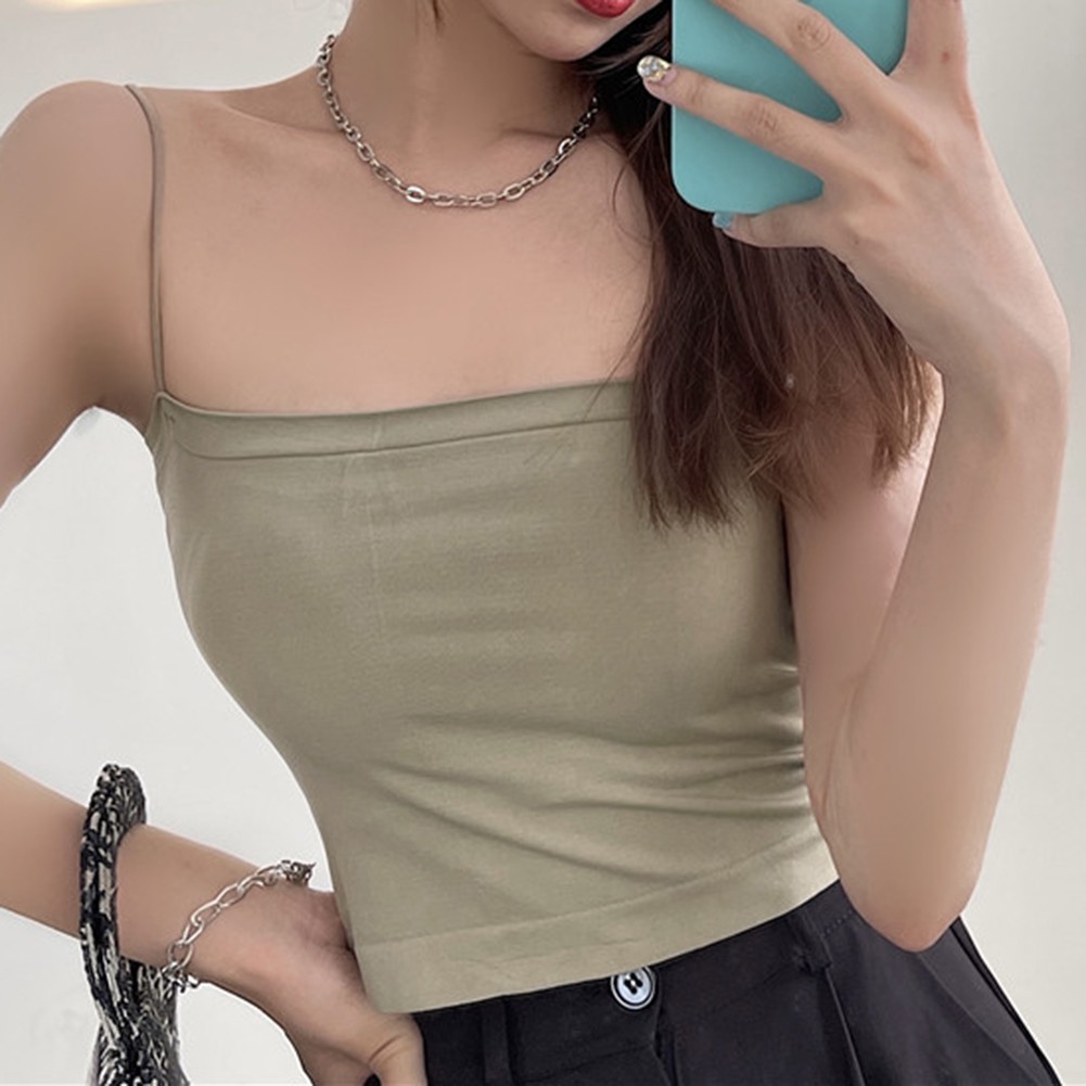 Solid Color Ladies Vest Top for Summer Holidays and Leisure Activities - Picture 34 of 50