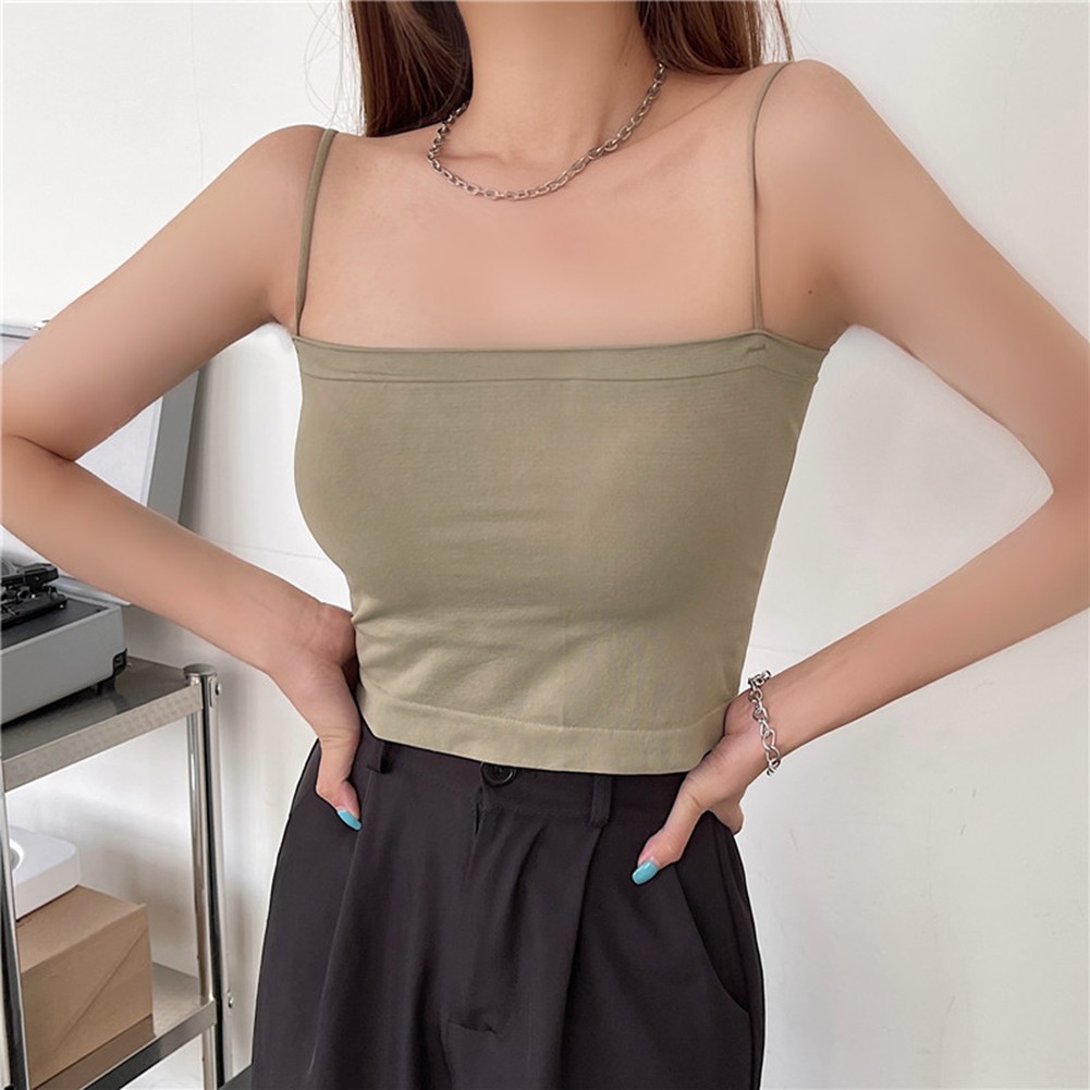 Solid Color Ladies Vest Top for Summer Holidays and Leisure Activities - Picture 39 of 50