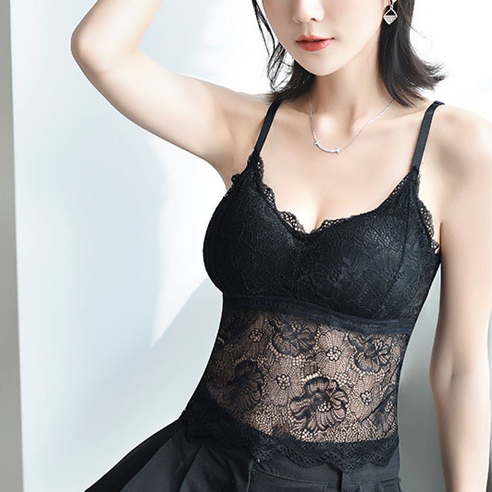 Stylish Lace Camisole for Women with Chest Pad Ideal for Spring and Summer - Picture 28 of 30