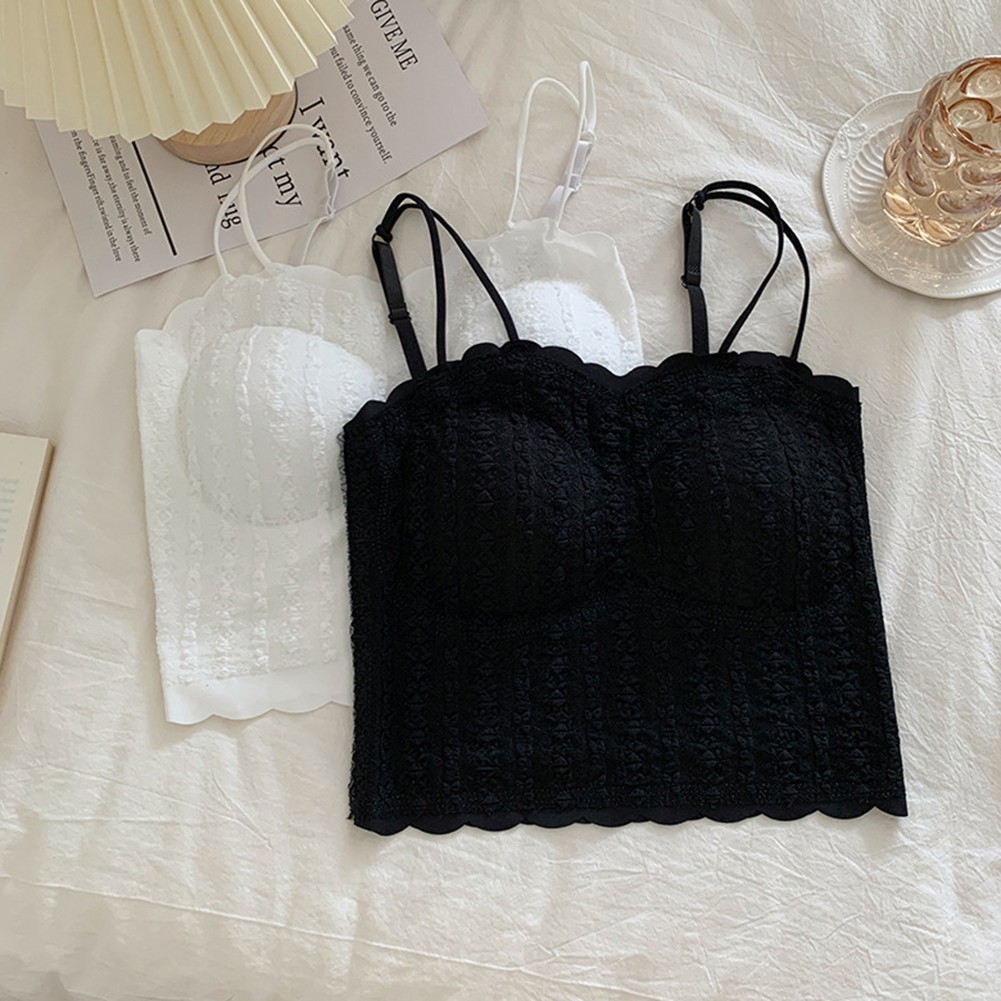 Lightweight Lace Camisole for Women with Chest Pad for Home and Holiday - Picture 26 of 38