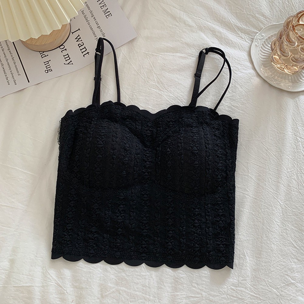 Lightweight Lace Camisole for Women with Chest Pad for Home and Holiday - Picture 30 of 38