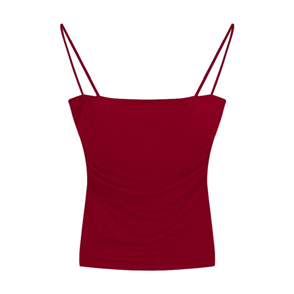 Einfarbiges plissiertes rückenfreies Top für Damen ideal für Sommeraktivität - Picture 16 of 17