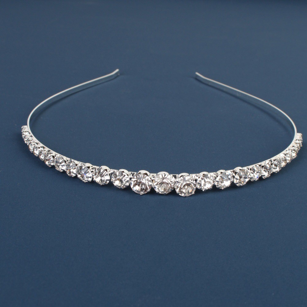 Elegant Water Diamond Headband for All Hair Types Slip Resistant Comfort