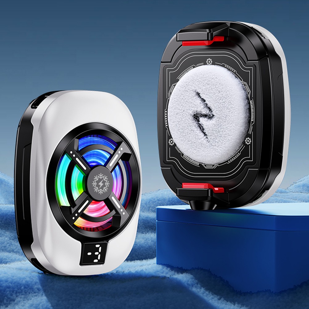 RGB LED Gaming Handy Kühler mit einstellbarer Geschwindigkeit Gänge und Typ C - Bild 8 von 12