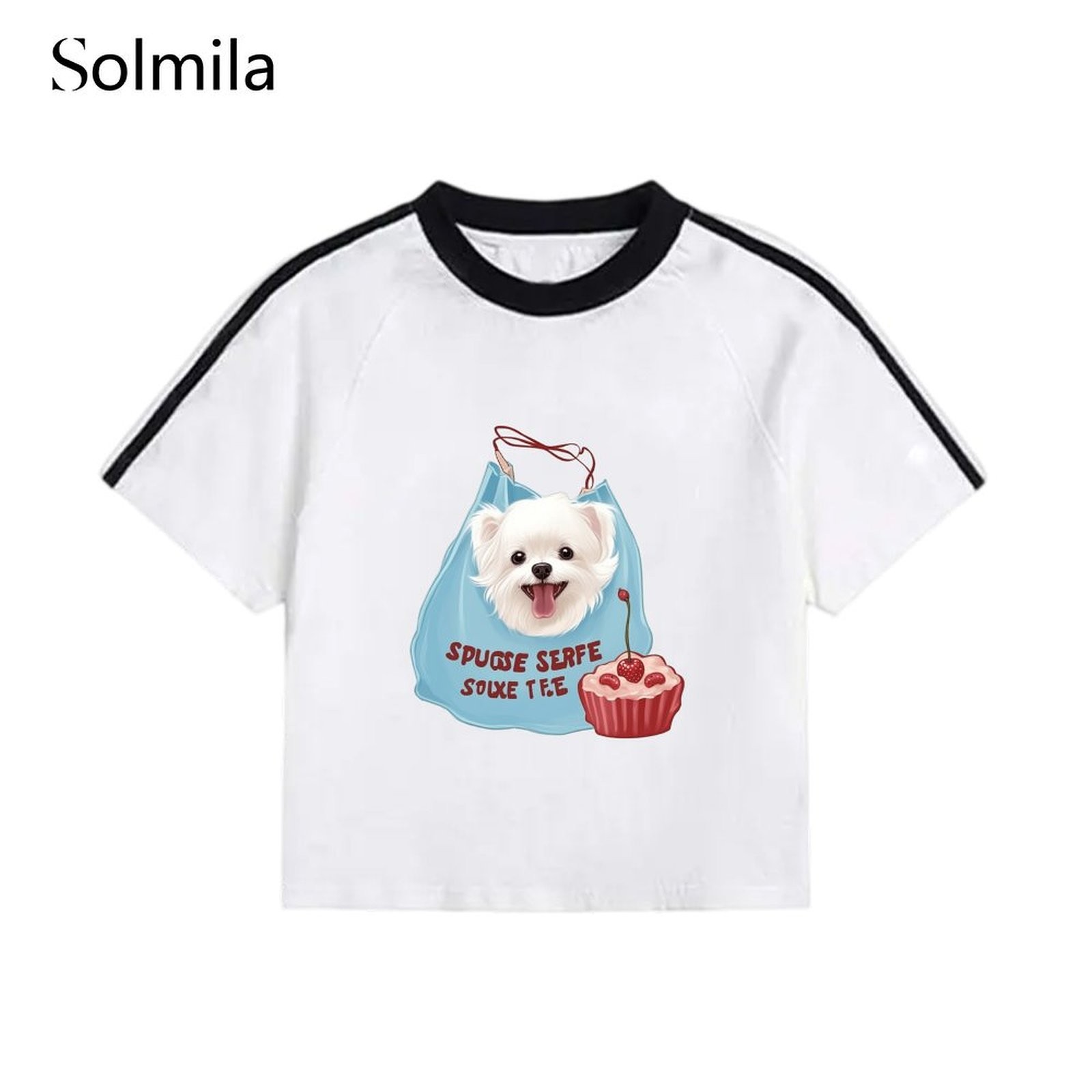 Spring Summer Autumn Fashion Round Neck Dog Shirt Slim Fit Pet Clothes - Picture 9 of 10
