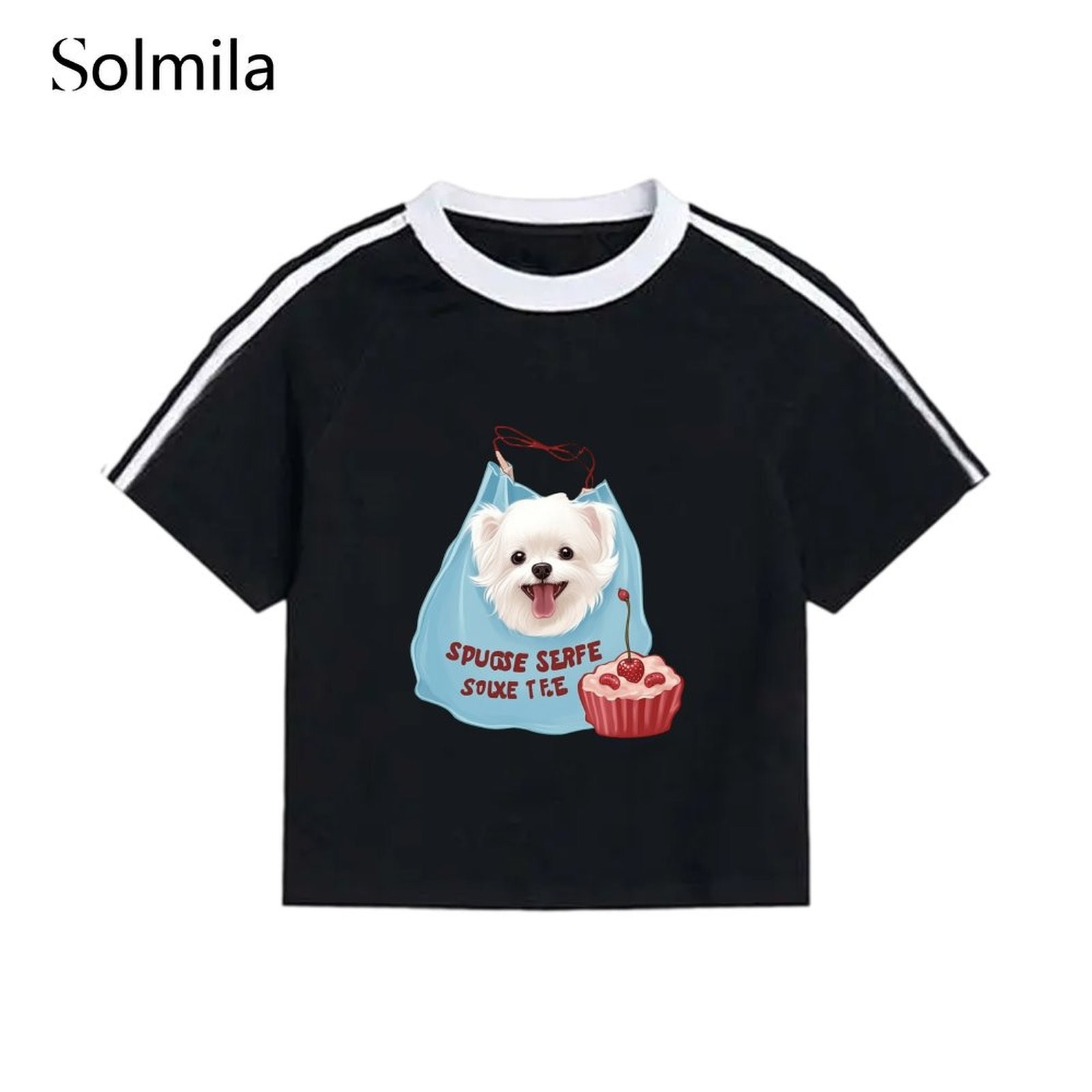 Spring Summer Autumn Fashion Round Neck Dog Shirt Slim Fit Pet Clothes - Picture 7 of 10